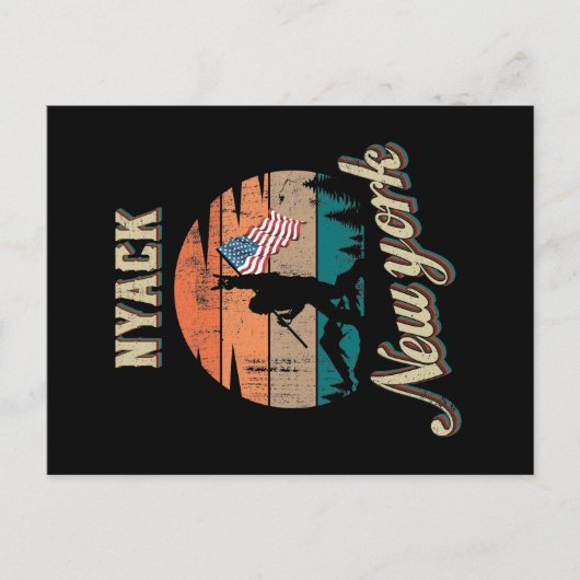 Nyack New York Briefkaart (Voorkant)