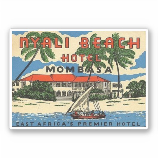 Nyali Beach Hotel Mombasa Sticker (Voorkant)