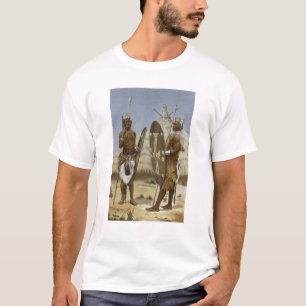 Nyam-nyam strijders uit de geschiedenis van de men t-shirt