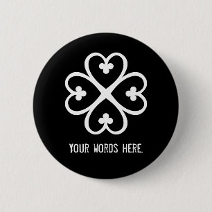 Nyame Dua Gods aanwezigheid en bescherming Ronde Button 5,7 Cm