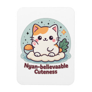 Nyan-believable Cuteness – Schattigee Kawaii Cat Magneet