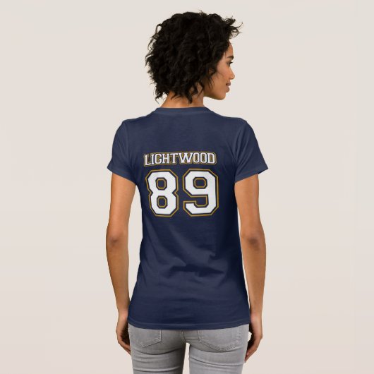 NYBA Wings - Licht hout 89 T-shirt (Achterkant volledig)