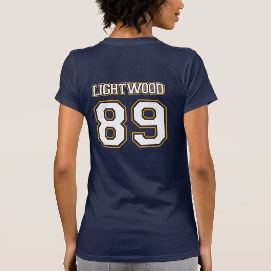 NYBA Wings - Licht hout 89 T-shirt (Achterkant)