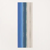 Nyborg Strand - waterverf Yogamat (Voorkant)
