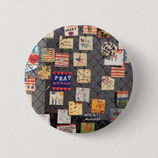 NYC 9-11 Memorial Ronde Button 5,7 Cm
