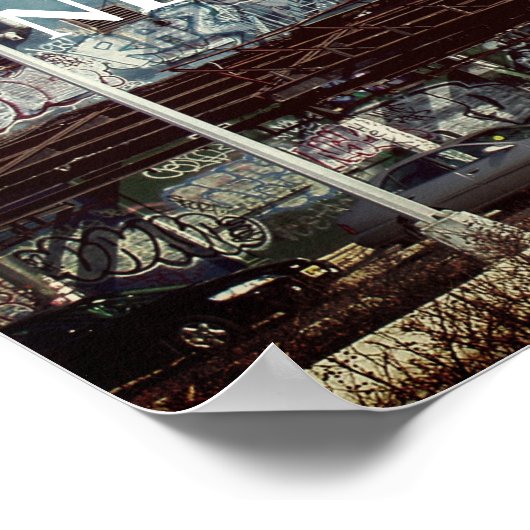 NYC-afdruk, waardevol Poster papier (steen) (Hoek)