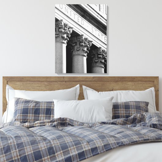 NYC Architectuur VIII Canvas Afdruk (Insitu (Slaapkamer))