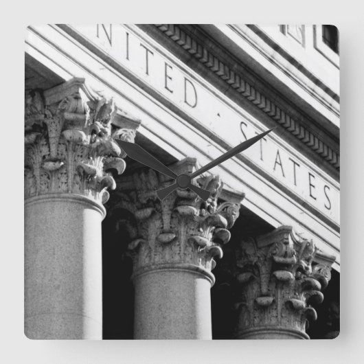 NYC Architectuur VIII Vierkante Klok (Voorkant)