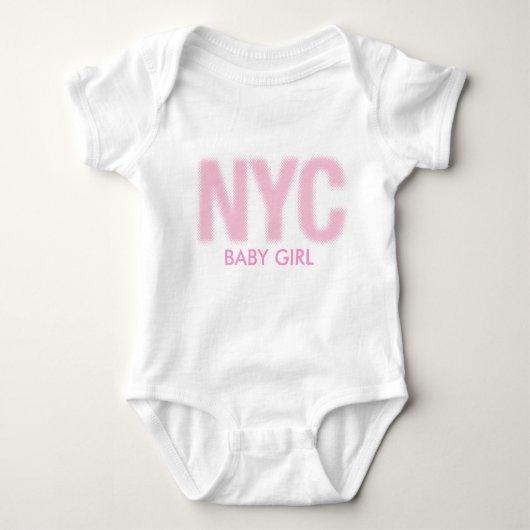 NYC BABY GIRL Onsee Romper (Voorkant)