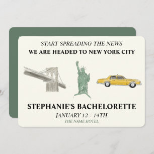 NYC Bachelorette Kaart