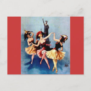 NYC  Ballerinas Dance Briefkaart