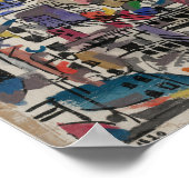 NYC Bird’s Eye-Uitzicht | Joaquín Torres-García Poster (Hoek)