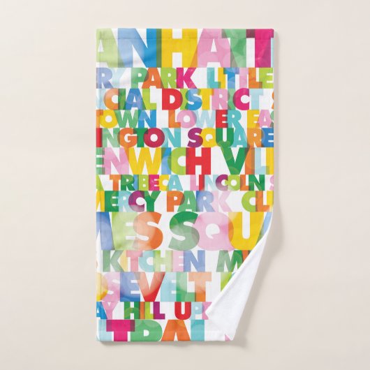 NYC Boroughs Handdoek (Handdoek)