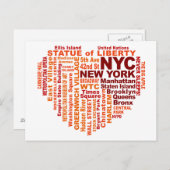 NYC-briefkaart - aanpasbaar Briefkaart (Voorkant / Achterkant)