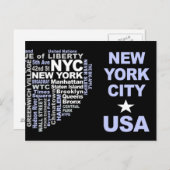 NYC-briefkaart - aanpasbaar Briefkaart (Voorkant / Achterkant)