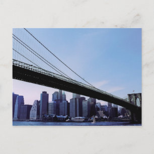 NYC Brooklyn Bridge Manhattan New York briefkaart