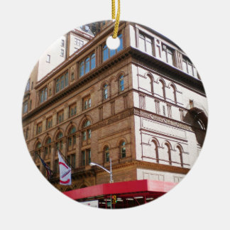 NYC Carnegie Hall Keramisch Ornament