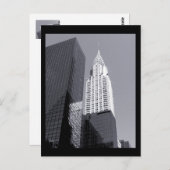 NYC Chrysler Building Briefkaart (Voorkant / Achterkant)