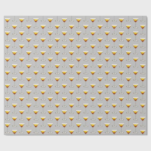 NYC Classic Manhattan Cocktail Gemengde Drink Cadeaupapier (Vlak)