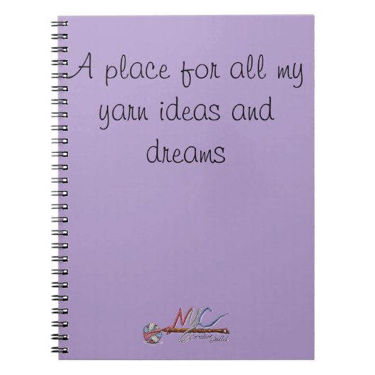 NYC Crochet Guild Officiële Dromen Notitieboek (Voorkant)