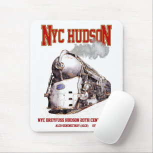 NYC Dreyfuss Hudson Loco. 20th Century Limited Muismat