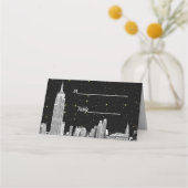 NYC étoilé Etché Skyline do-it-yourself BG Cartes (Dos)
