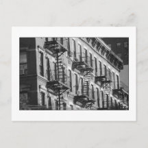 NYC Fire ontsnapt aan Briefkaart