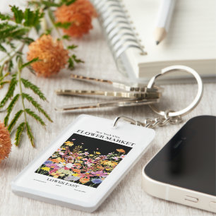 NYC Flower Market Lower East Colorful Sleutelhange Sleutelhanger