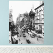 NYC-foto van Broadway (1920) Canvas Afdruk (Insitu (Houten vloer))