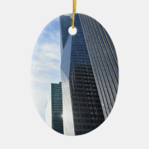 NYC Fotografie Zesde Avenue Skyscrapers Manhattan Keramisch Ornament