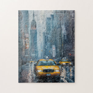 NYC Gele Cabine I Legpuzzel