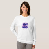 NYC Girl Graffiti Style T-shirt (Voorkant volledig)