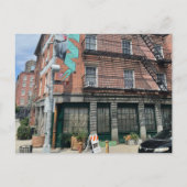 NYC Graffiti Building Briefkaart Urban Art Snapsho (Achterkant)