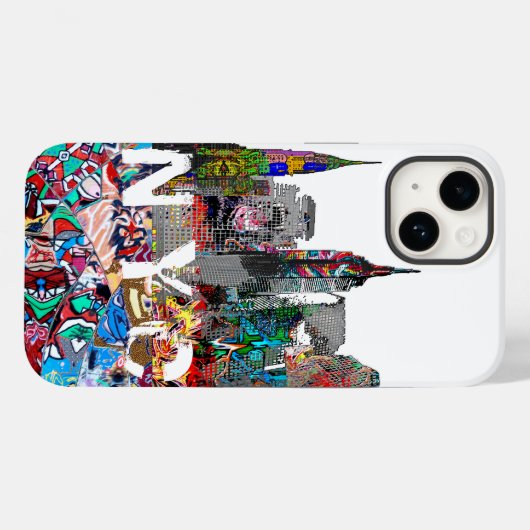 NYC graffiti Case-Mate iPhone Case (Achterkant (horizontaal))