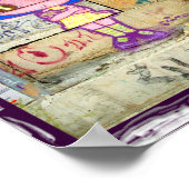 NYC Graffiti Girl Poster (Hoek)