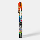 NYC Graffiti Grafisch ontwerp iPhone Case (Achterkant / Links)