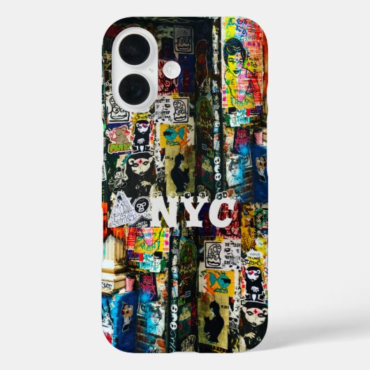 NYC Graffiti Graphic design coque iphone (Verso)