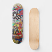 NYC Graffiti Popsik Deck Skateboard (Voorkant)