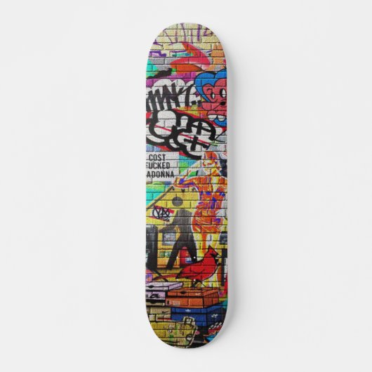 NYC Graffiti Popsik Deck Skateboard (Voorkant)