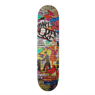 NYC Graffiti Popsik Deck Skateboard