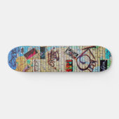 NYC Graffiti Popsik Deck Skateboard (Horizontaal)