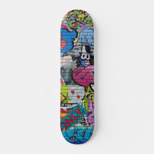 NYC Graffiti Popsik Deck Skateboard