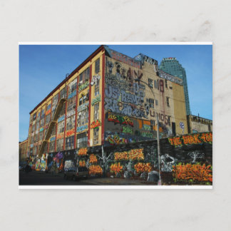 nyc graffiti zieke stijlen briefkaart