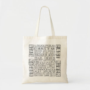 NYC Groeit grijs Tote Bag