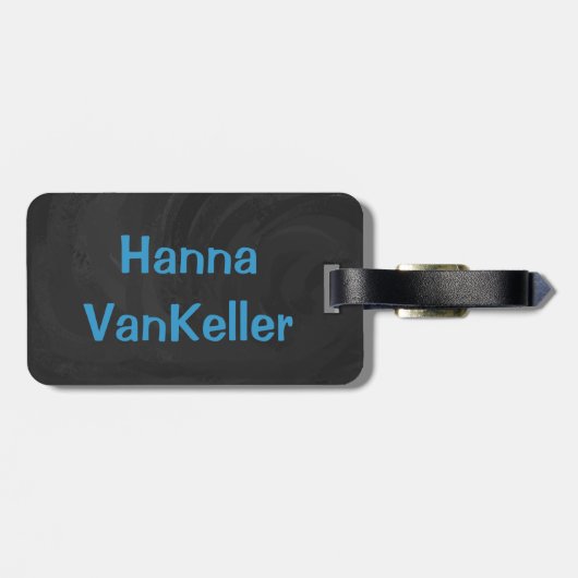 NYC-groepen blauw Bagagelabel (Achterkant horizontaal)