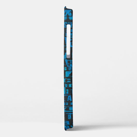 NYC-groepen blauw Case-Mate iPhone Case (Achterkant / Links)