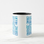 NYC-groepen blauw Mok (Midden)