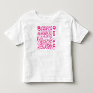NYC-groepen Hot Pink Kinder Shirts