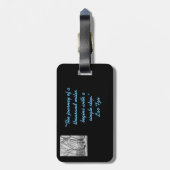 NYC in het Bagagelabel van het wintermonogram (Achterkant verticaal)