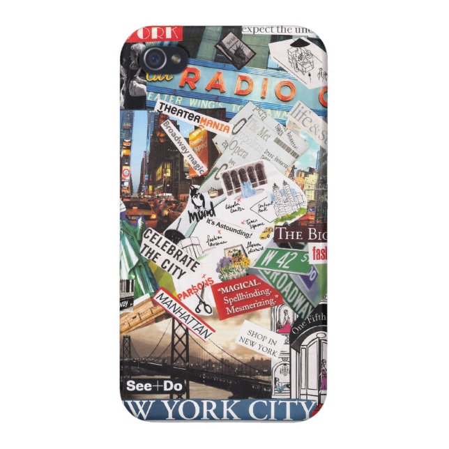 NYC iPhone case iPhone 4/4S Hoesje (Achterkant)